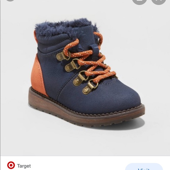 Cat & Jack Other - Toddler Boys Rykar Combat lace-up/zip boots. Cat&Jack. NWT size 6